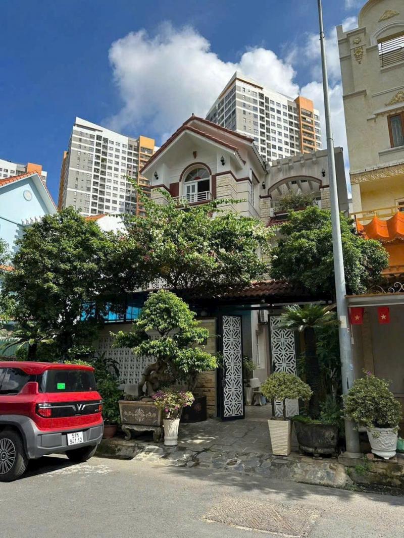 BÁN BIỆT THỰ 2 MT TRƯỚC SAU KHU AN PHÚ AN KHÁNH DIỆN TÍCH: 10X20M HẦM 3 TẦNG