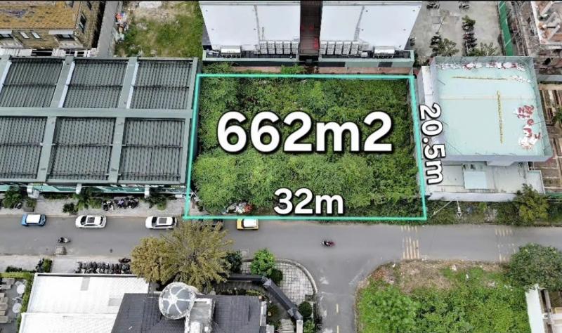 BÁN ĐẤT LÔ V2-3 V2-4 ĐƯỜNG 103, KHU BIỆT THỰ HUY HOÀNG DIỆN TÍCH: 32X20,5M