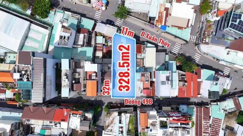 Bán nhà 2 mặt tiền đường Xuân Thủy diện tích: 328,5m2
