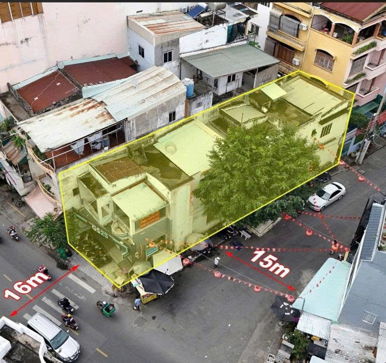 BÁN NHÀ CĂN GÓC 2 MẶT TIỀN 194 NGUYỄN THÁI BÌNH DIỆN TÍCH: 7X27M 2 TẦNG