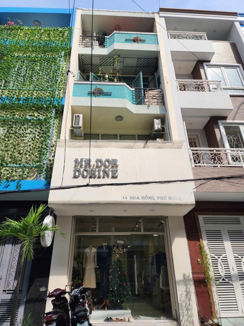 Bán nhà mặt tiền 14 Hoa Hồng diện tích: 4x16m 4 tầng