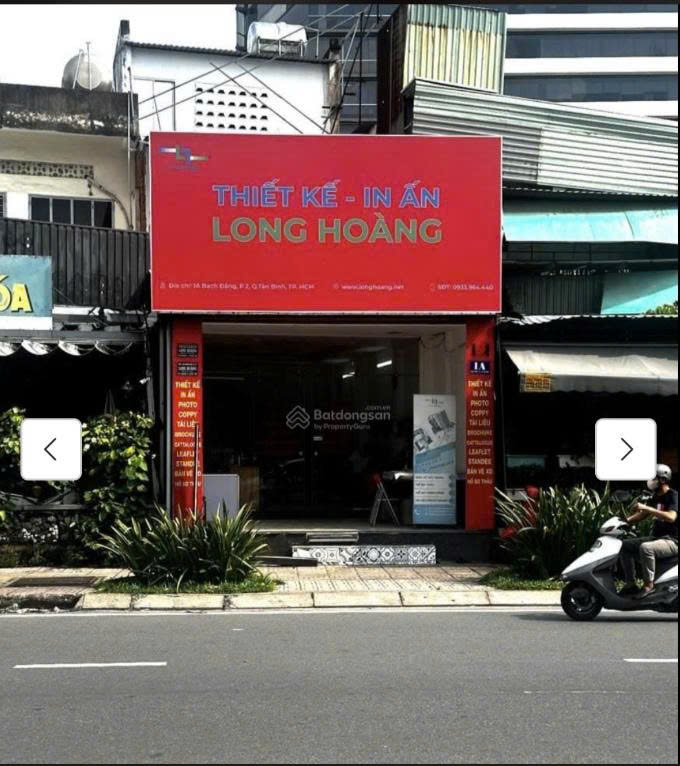 BÁN NHÀ MẶT TIỀN 1A BẠCH ĐẰNG DIỆN TÍCH: 5,2X26M TRỆT 2 LẦU