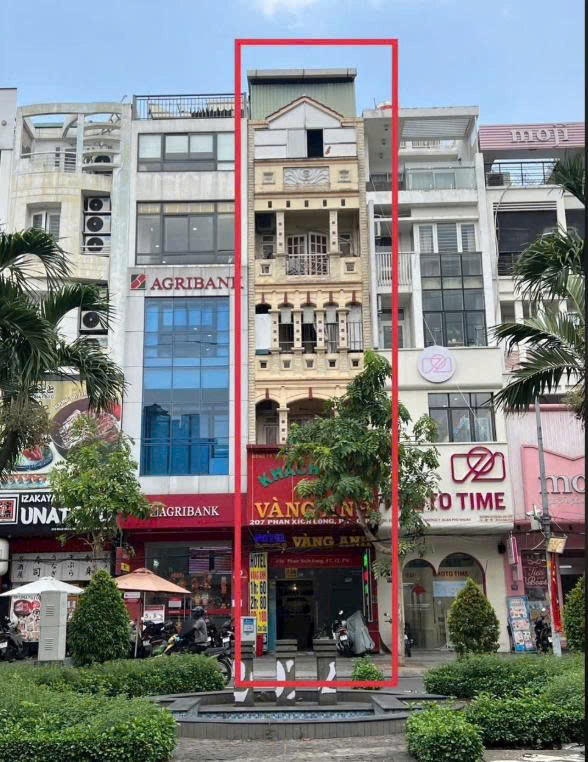 BÁN NHÀ MẶT TIỀN 207 PHAN XÍCH LONG DIỆN TÍCH: 4X16M 6 TẦNG (CÔNG NHẬN: 64M2)