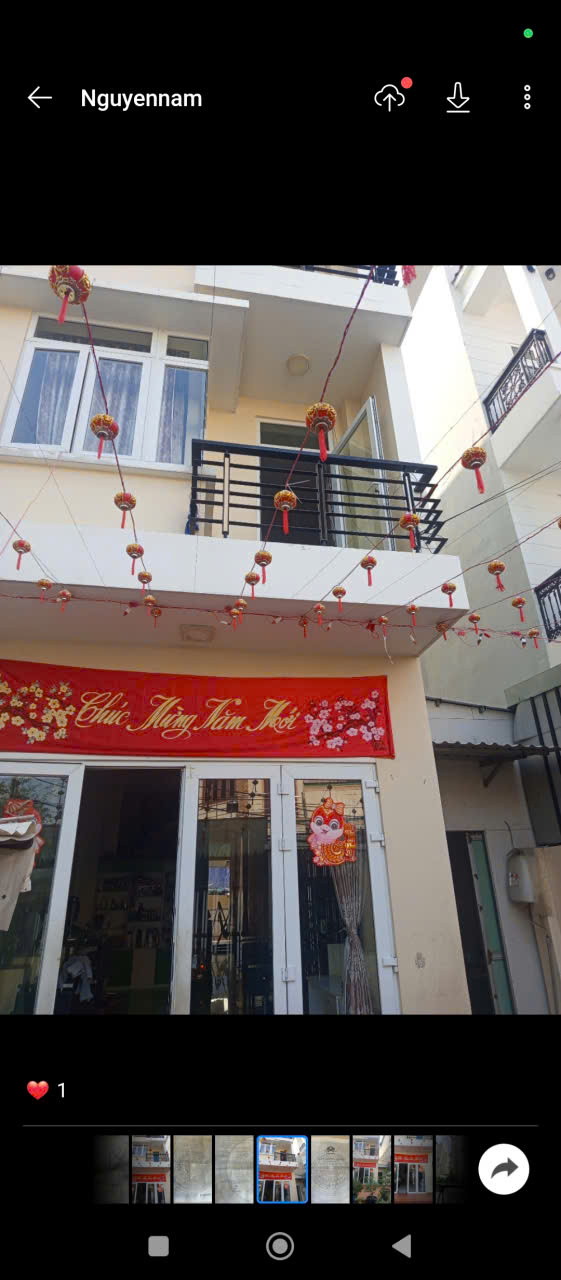 BÁN NHÀ MẶT TIỀN 34 ĐƯỜNG SỐ 61 DIỆN TÍCH: 6X30M TRỆT 2 LẦU (CÔNG NHẬN: 242,3M2