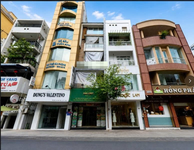 Bán nhà mặt tiền 385 Võ Văn Tần diện tích: 4,62x16,4m 5 tầng
