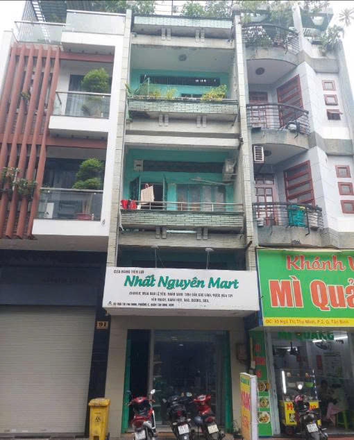 BÁN NHÀ MẶT TIỀN 93 NGÔ THỊ THU MINH DIỆN TÍCH: 3,8X15,3M LỬNG 4 TẦNG