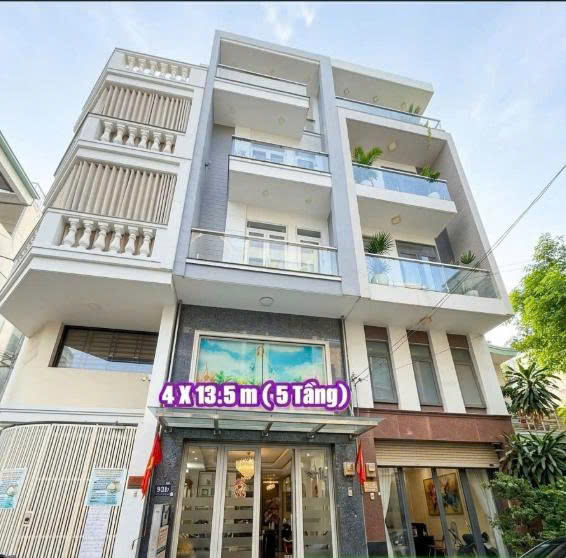 BÁN NHÀ MẶT TIỀN 93D NGUYỄN THANH TUYỀN DIỆN TÍCH: 4X13M 5 LẦU (CÔNG NHẬN: 52M2