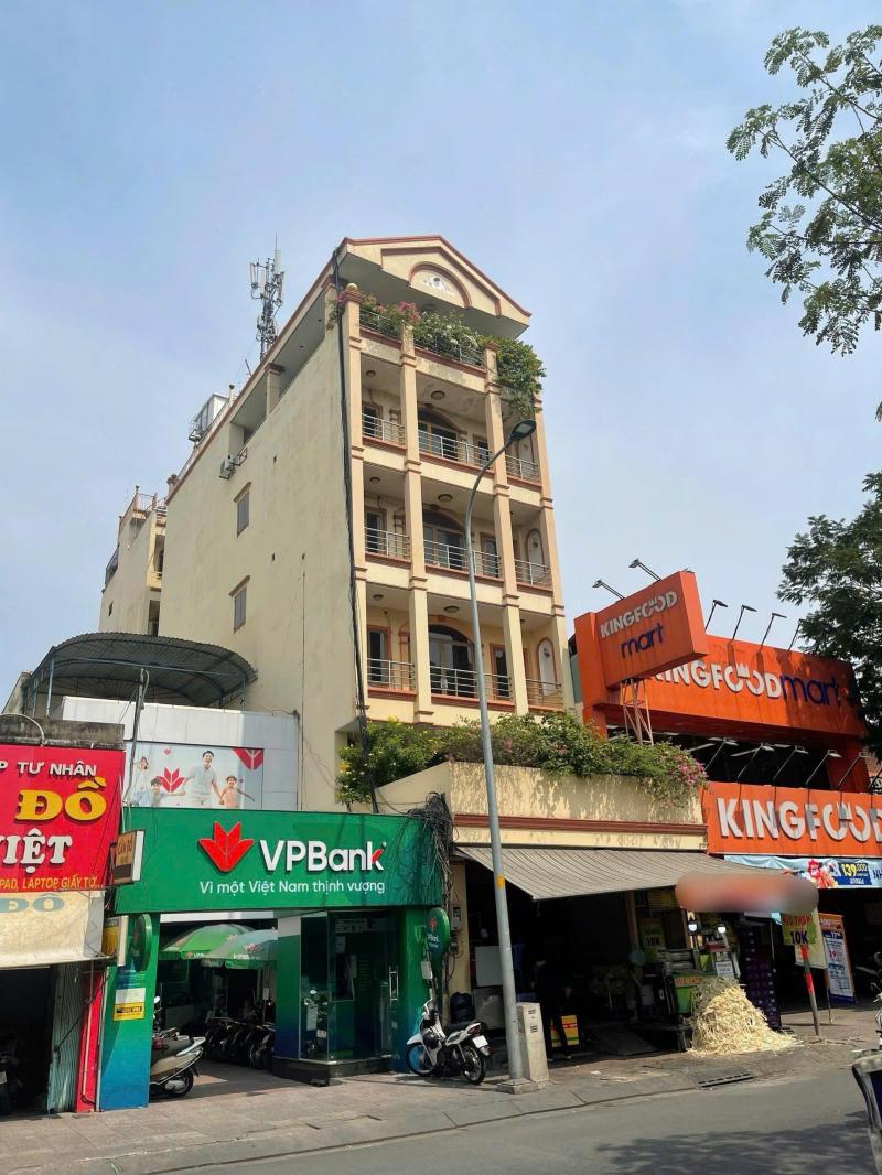 Bán nhà mặt tiền đường Hoàng Hoa Thám diện tích: 6,4x34,8m trệt lửng 4 lầu ST