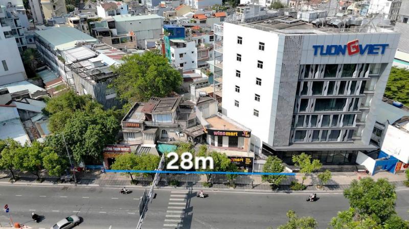 Bán nhà mặt tiền đường Nguyễn Văn Trỗi diện tích: 28x45m trệt