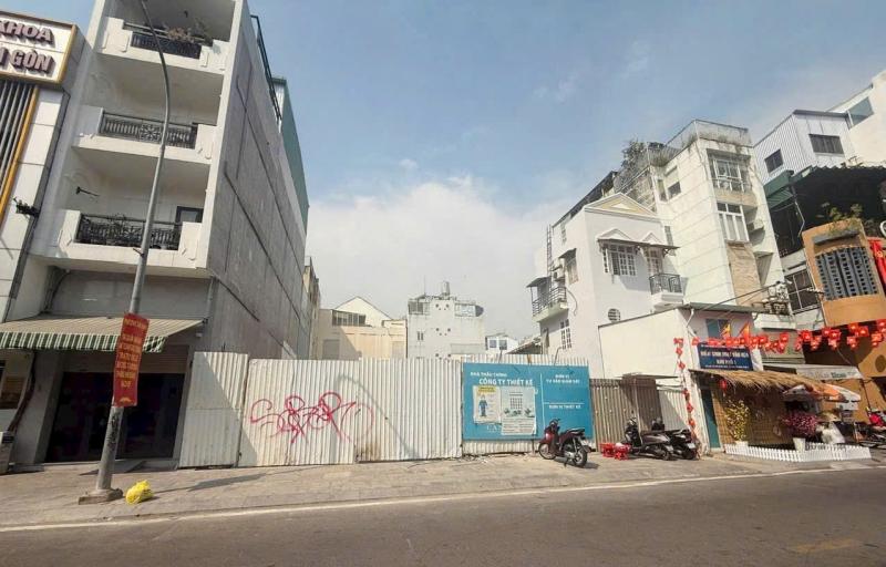 Bán nhà mặt tiền đường Trần Khắc Chân diện tích: 14,5x34m (nở hậu 21m)