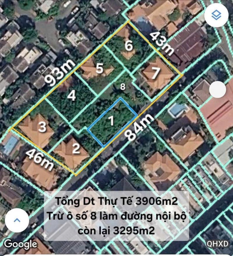 BÁN SỈ 7 LÔ ĐẤT AN PHÚ QUẬN 2 DIỆN TÍCH THỰC TẾ: 3.906M2