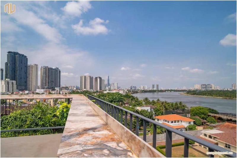 BÁN TÒA CĂN HỘ DỊCH VỤ MẶT TIỀN 42A 42B AN PHÚ DIỆN TÍCH: 12X25,8M HẦM 6 TẦNG