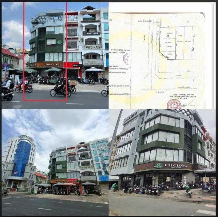 Bán tòa nhà góc 3 mặt tiền đường Trần Hưng Đạo DT: 7,84x16m trệt 4 tầng st