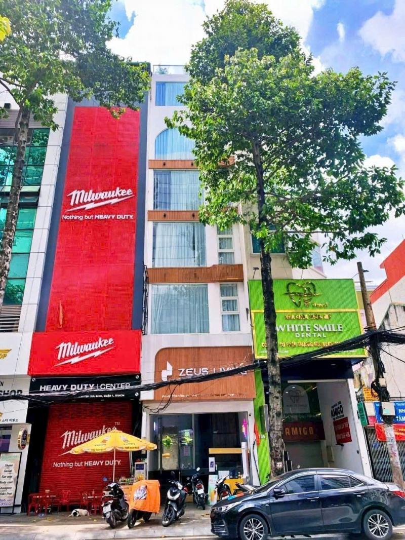 BÁN TÒA NHÀ MẶT TIỀN 106 NGUYỄN CÔNG TRỨ DIỆN TÍCH: 4,55X17,4M HẦM 6 TẦNG