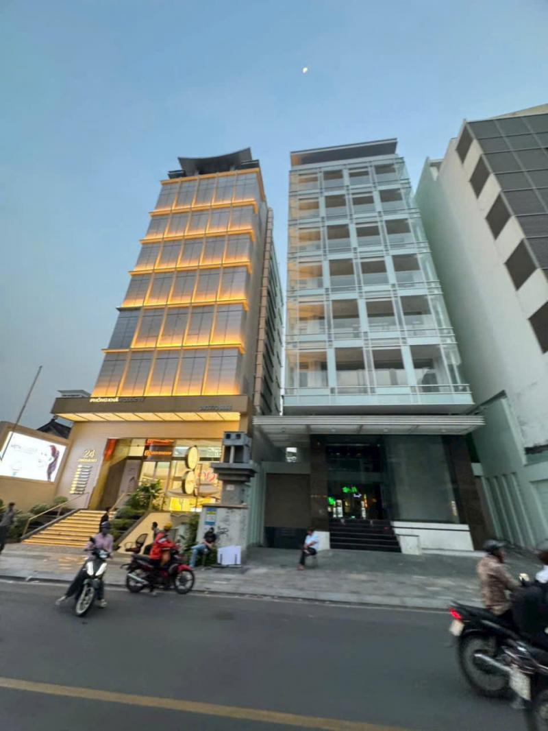 Bán tòa nhà mặt tiền 22 24 Nguyễn Bỉnh Khiêm diện tích: 13,1x27,2m 2 hầm 9 tầng