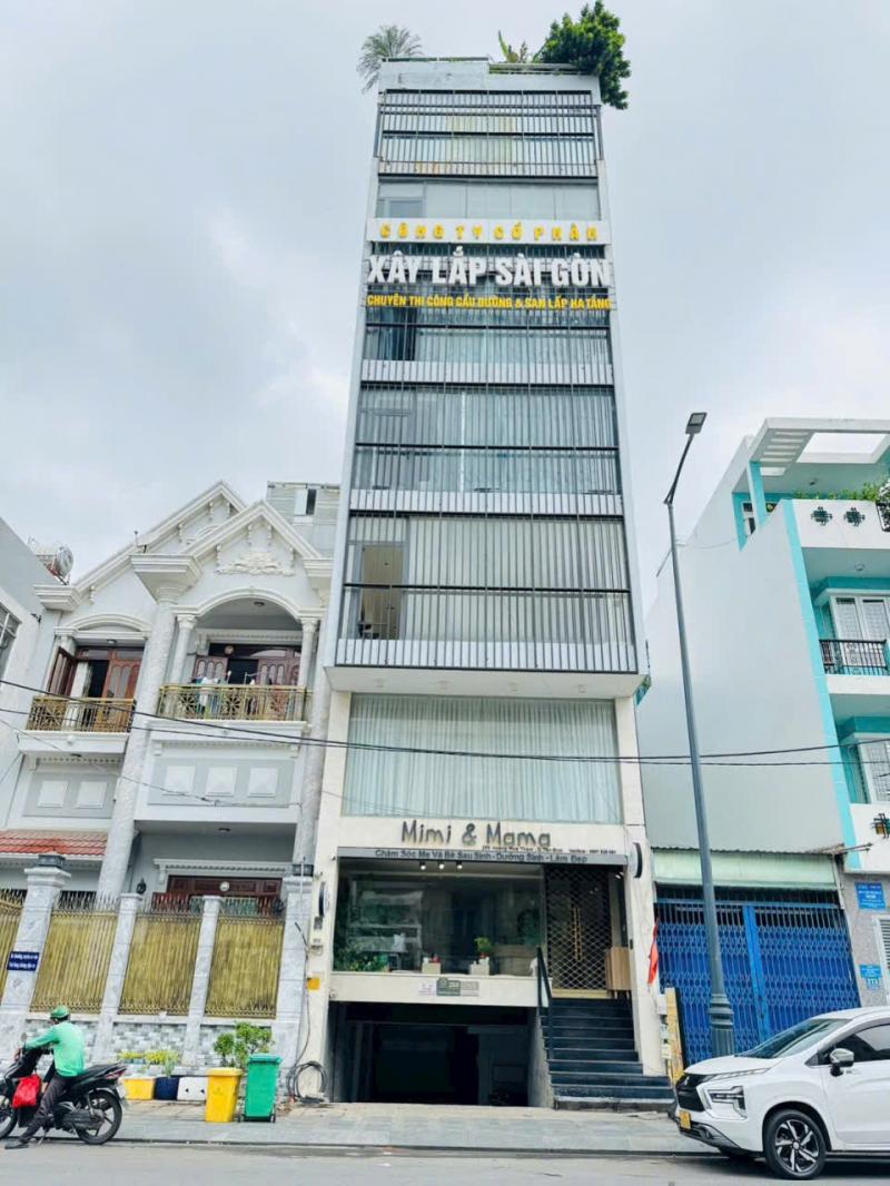 BÁN TÒA NHÀ MẶT TIỀN 269 HOÀNG HOA THÁM DIỆN TÍCH: 6X16M HẦM TRỆT LỬNG 4 TẦNG ST