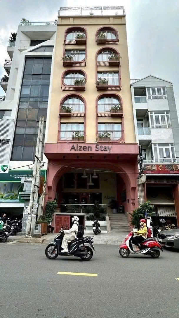 BÁN TÒA NHÀ MẶT TIỀN 79 HỒ HẢO HỚN DIỆN TÍCH: 8,5X20M HẦM 6 TẦNG (CN: 154,3M2)