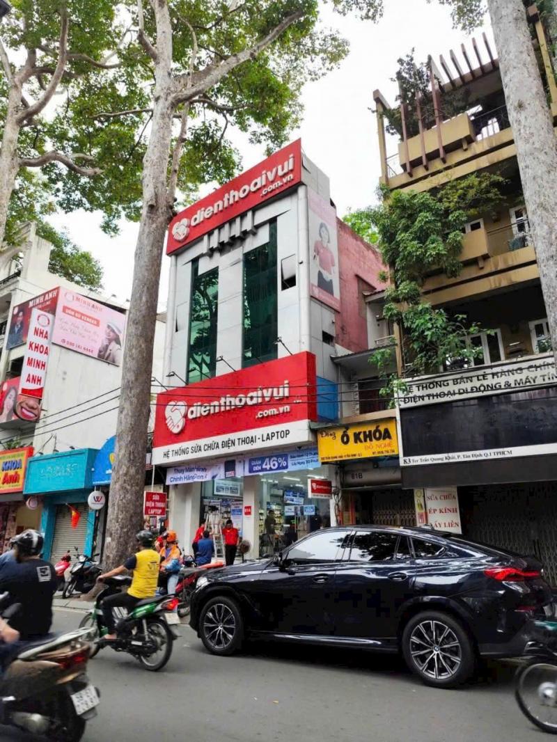BÁN TÒA NHÀ MẶT TIỀN 81A TRẦN QUANG KHẢI DIỆN TÍCH: 7,2X18M 4 TẦNG