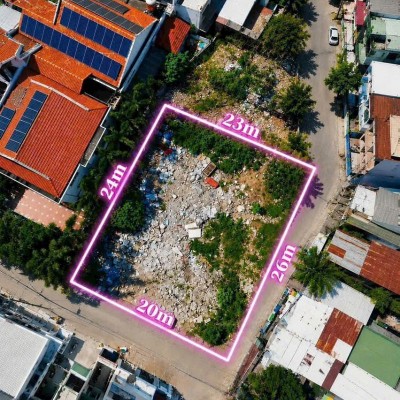 BÁN ĐẤT GÓC 2 MẶT TIỀN TRẦN VĂN SẮC THẢO ĐIỀN DIỆN TÍCH: 20X26M (CN: 519M2)