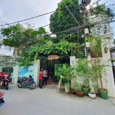 Bán khuôn đất hẻm xe hơi đường Võ Thị Sáu DT: 268,5m2 3 tầng, 2 MT trước sau