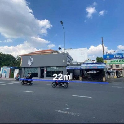 Bán nhà góc 2 mặt tiền 744A Nguyễn Kiệm diện tích: 22x46m (nở hậu 37m) trệt lầu