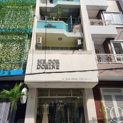 Bán nhà mặt tiền 14 Hoa Hồng diện tích: 4x16m 4 tầng