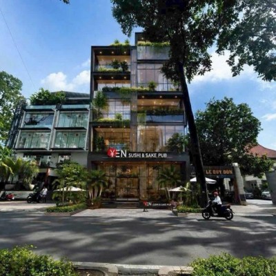 BÁN NHÀ MẶT TIỀN 15-15A LÊ QUÝ ĐÔN DIỆN TÍCH: 10,7X22,2M 2 TẦNG MÁI CHE