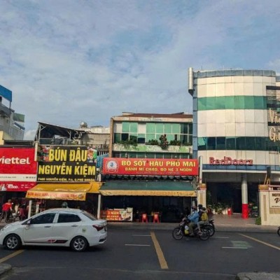 BÁN NHÀ MẶT TIỀN 740C NGUYỄN KIỆM DIỆN TÍCH: 7,57X35M (NỞ HẬU 16M) 4 TẦNG