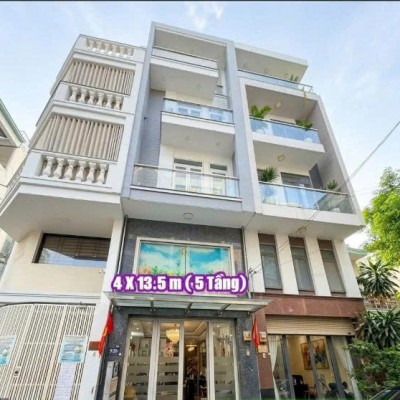 BÁN NHÀ MẶT TIỀN 93D NGUYỄN THANH TUYỀN DIỆN TÍCH: 4X13M 5 LẦU (CÔNG NHẬN: 52M2