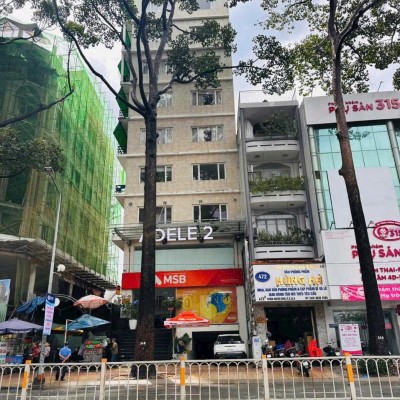 BÁN TÒA NHÀ GÓC 2 MT 472 474 TRẦN HƯNG ĐẠO DT: 8,7X26M HẦM LỬNG 8 LẦU SÂN THƯỢNG