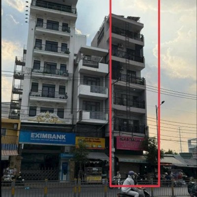 BÁN TÒA NHÀ MẶT TIỀN 309 NGUYỄN XÍ DIỆN TÍCH: 5,78X13M 7 TẦNG (CN: 70,9M2)