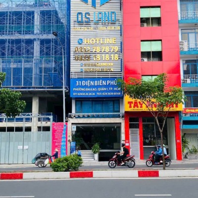 BÁN TÒA NHÀ MẶT TIỀN 31 ĐIỆN BIÊN PHỦ DIỆN TÍCH: 5,55X16,2M HẦM 6 TẦNG TUM