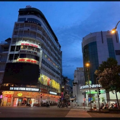 Bán tòa nhà mặt tiền 411 Trần Hưng Đạo B diện tích: 9,8x28m trệt 9 lầu st