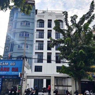 Bán tòa nhà mặt tiền 751 Tân Sơn diện tích: 8,14x31m (nở hậu 9m) hầm 6 lầu
