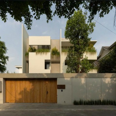 Bán villa mặt tiền số 5 đường D10 gần cao tốc diện tích: 16,5x24,5m 3 tầng