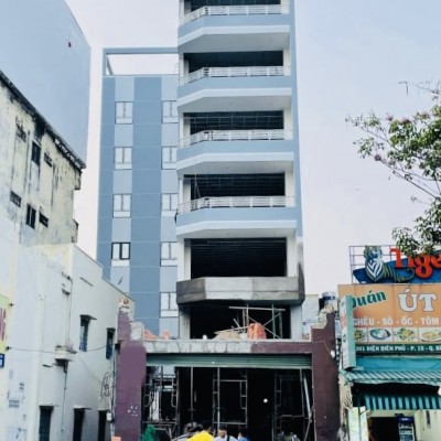 Cho thuê toà nhà 2 mặt tiền 299 Điện Biên Phủ